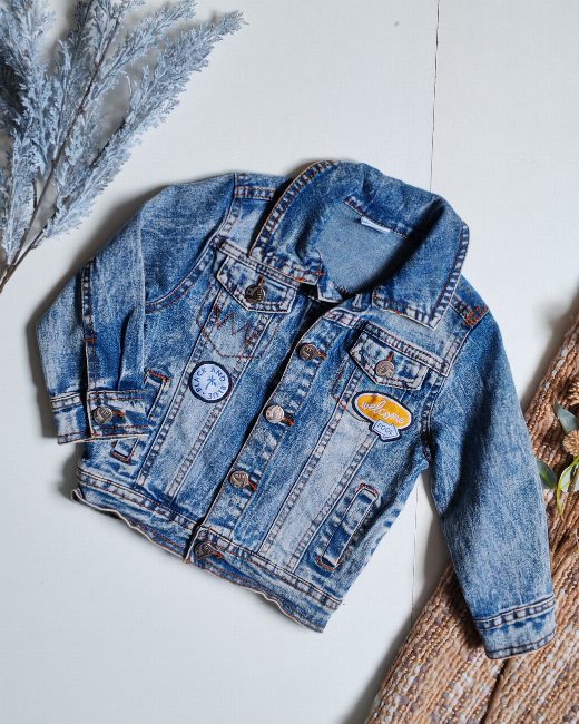 Chaqueta Black and blue talla 12 meses