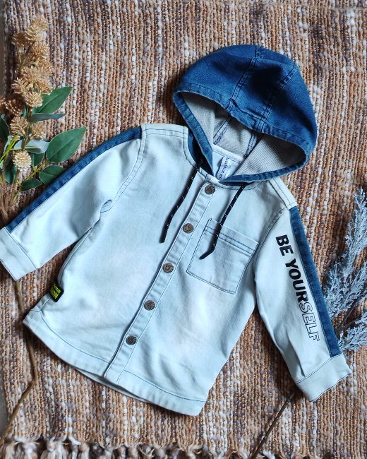 Camisa Black and blue talla 12 meses
