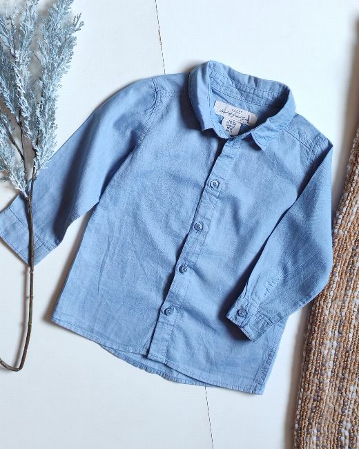 Camisa H&M talla 12-18 meses