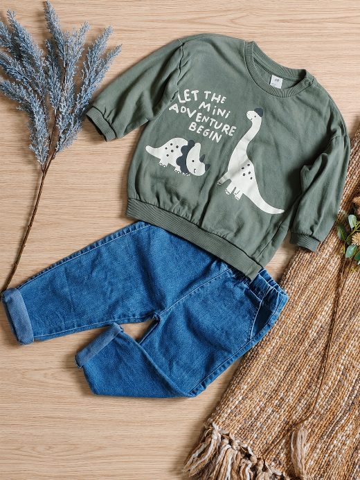 Idea de outfit 2 años 🦕