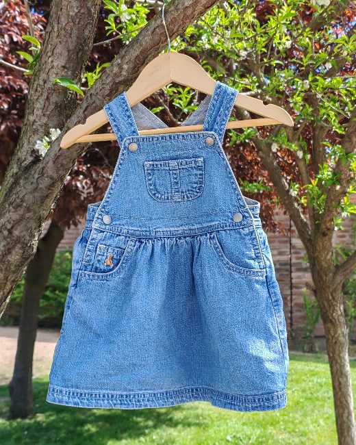 Vestido mezclilla GAP 6-12 meses