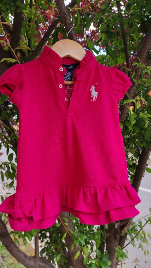 Vestido polo talla 12 meses